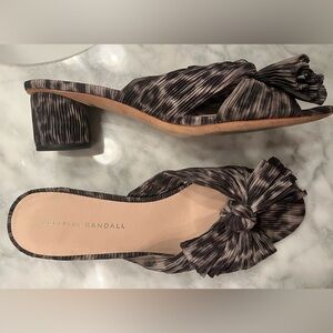 Loeffler Randall cheetah print bow heels